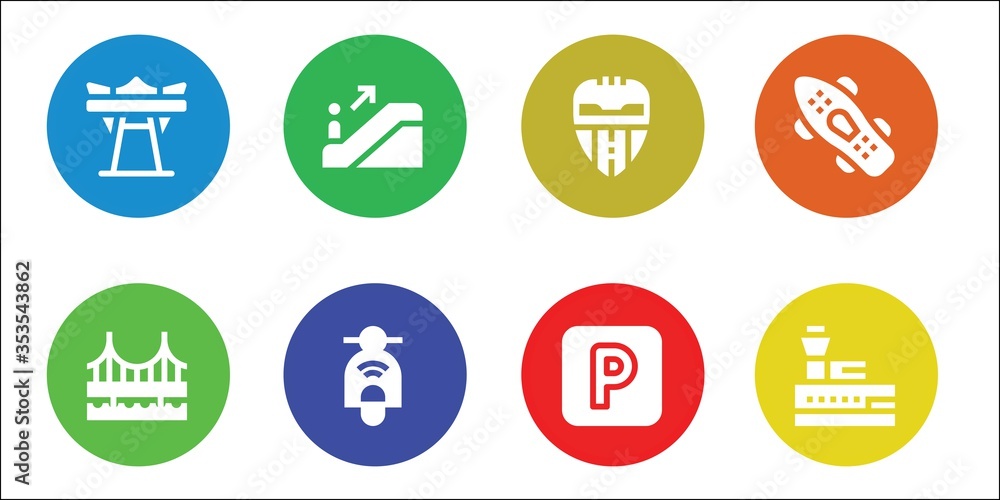 Modern Simple Set of urban Vector filled Icons Modern Simple Set of urban Vector filled Icons