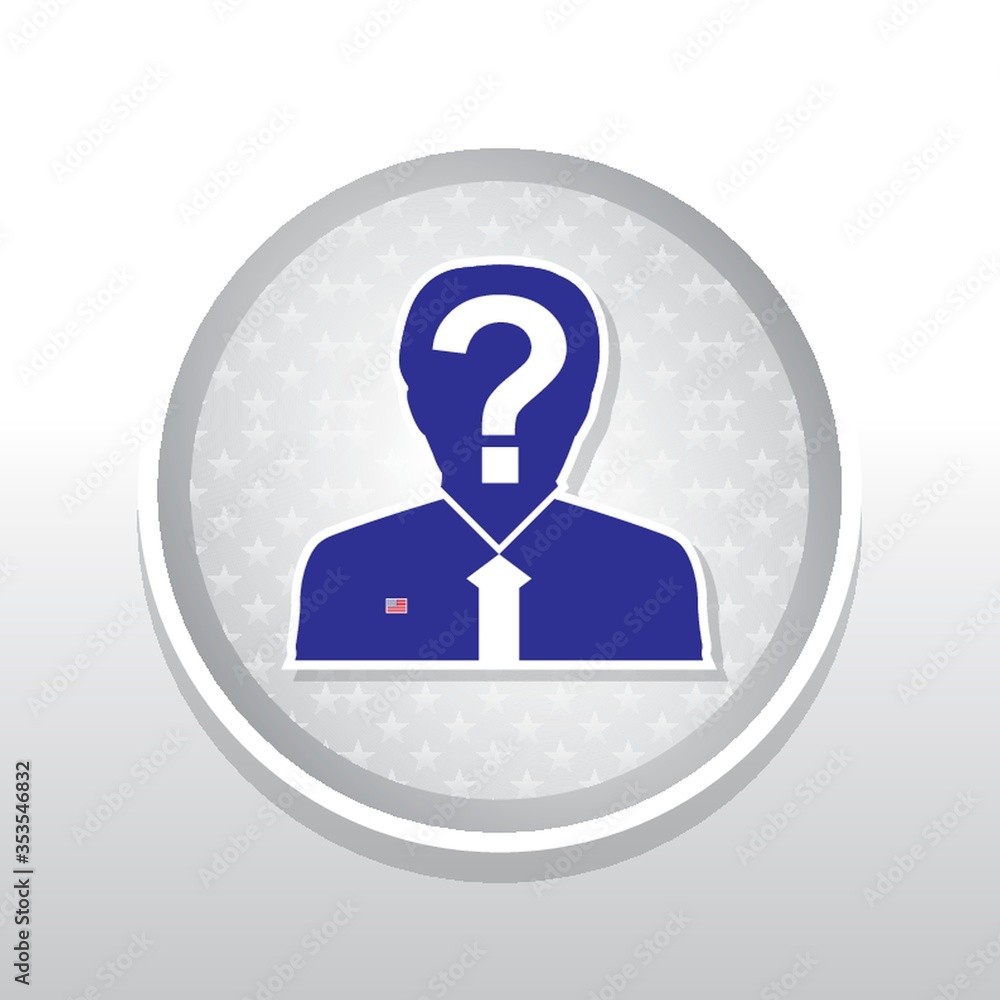 Man with question mark Man with question mark