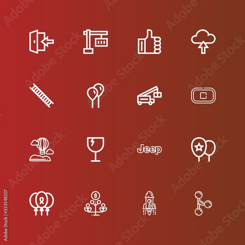 Editable 16 up icons for web and mobile