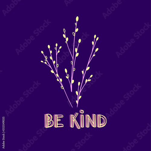 Be Kind and Gentle Composition Poster-01