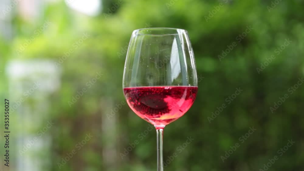 Glass of red wine Glass of red wine