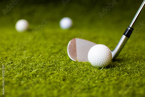 Valokuva Golf is an outdoor and indoor exercise that relaxes and strengthens the body