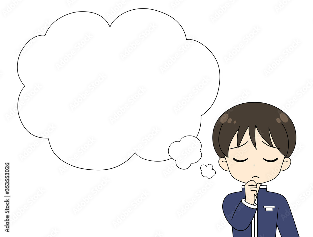 学生服 学ラン 男子 高校生 中学生 イラスト