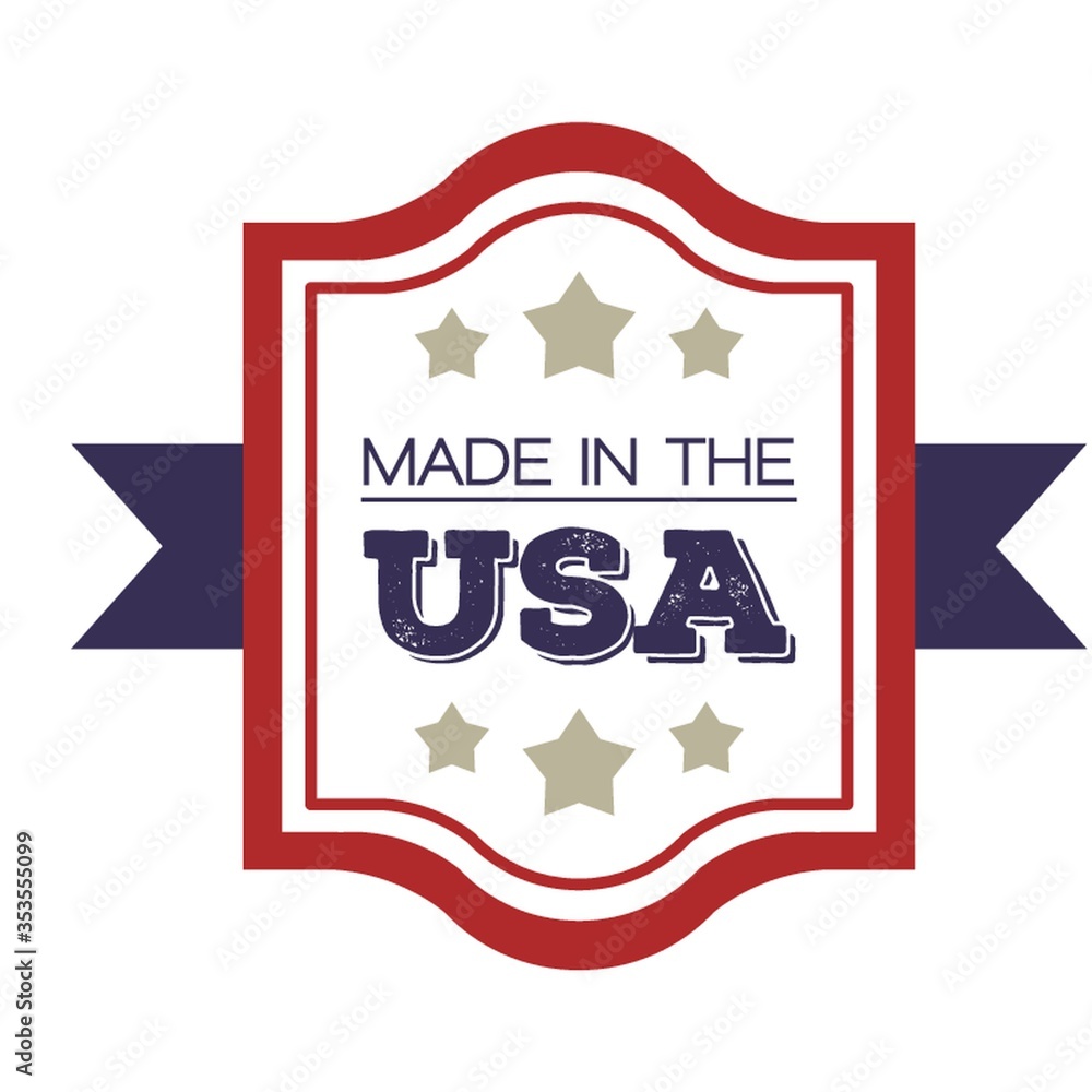 Made in USA label Made in USA label