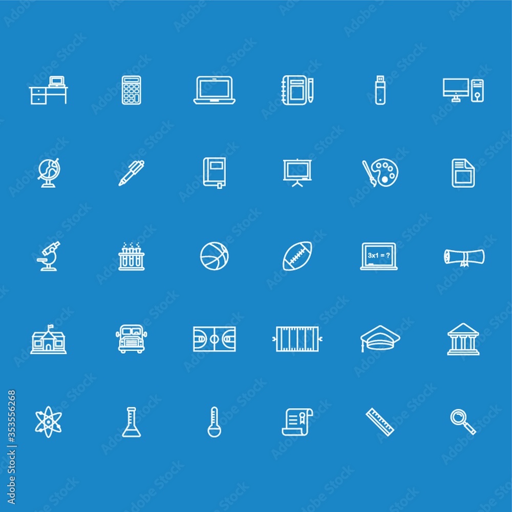 Set of education icons Set of education icons