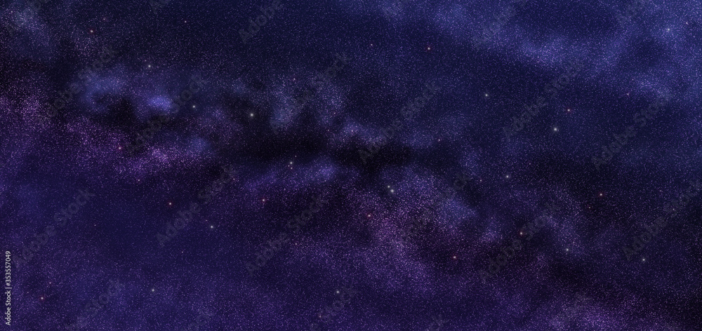 Obraz premium starry sky02 - purple -