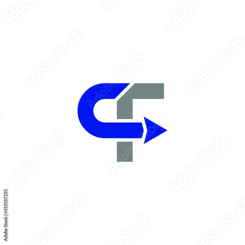 pf letter original monogram logo design Free Download pf letter original monogram logo design - GFXLoad