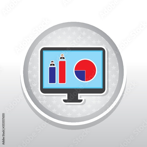Voting comparison of two candidates