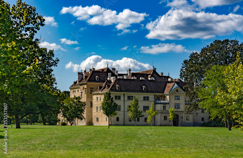Laxenburg castle (Franzensburg) near Vienna (Austria) photo