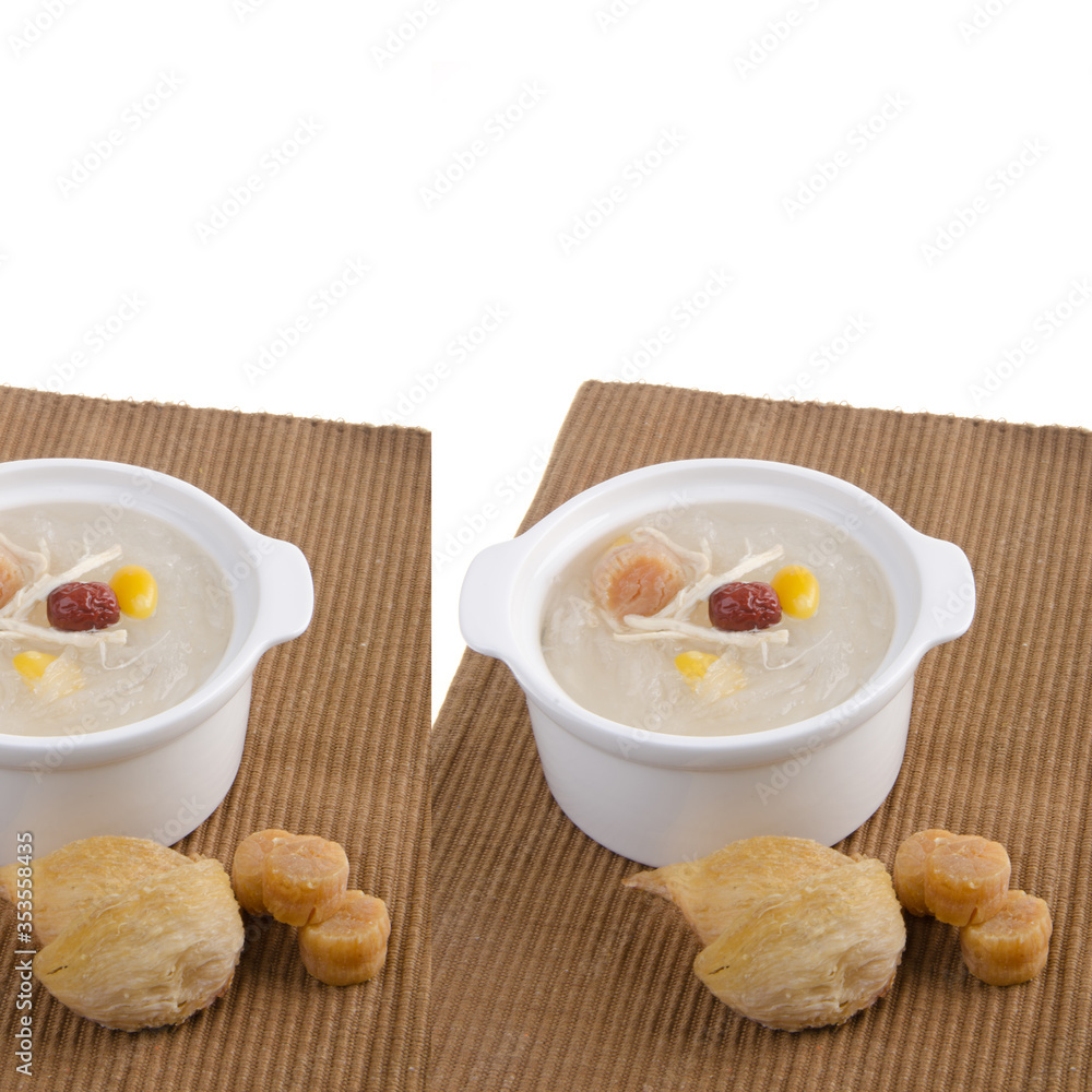 Bird's nest or Boiled bird's nest on a background new. Bird's nest or Boiled bird's nest on a background new.
