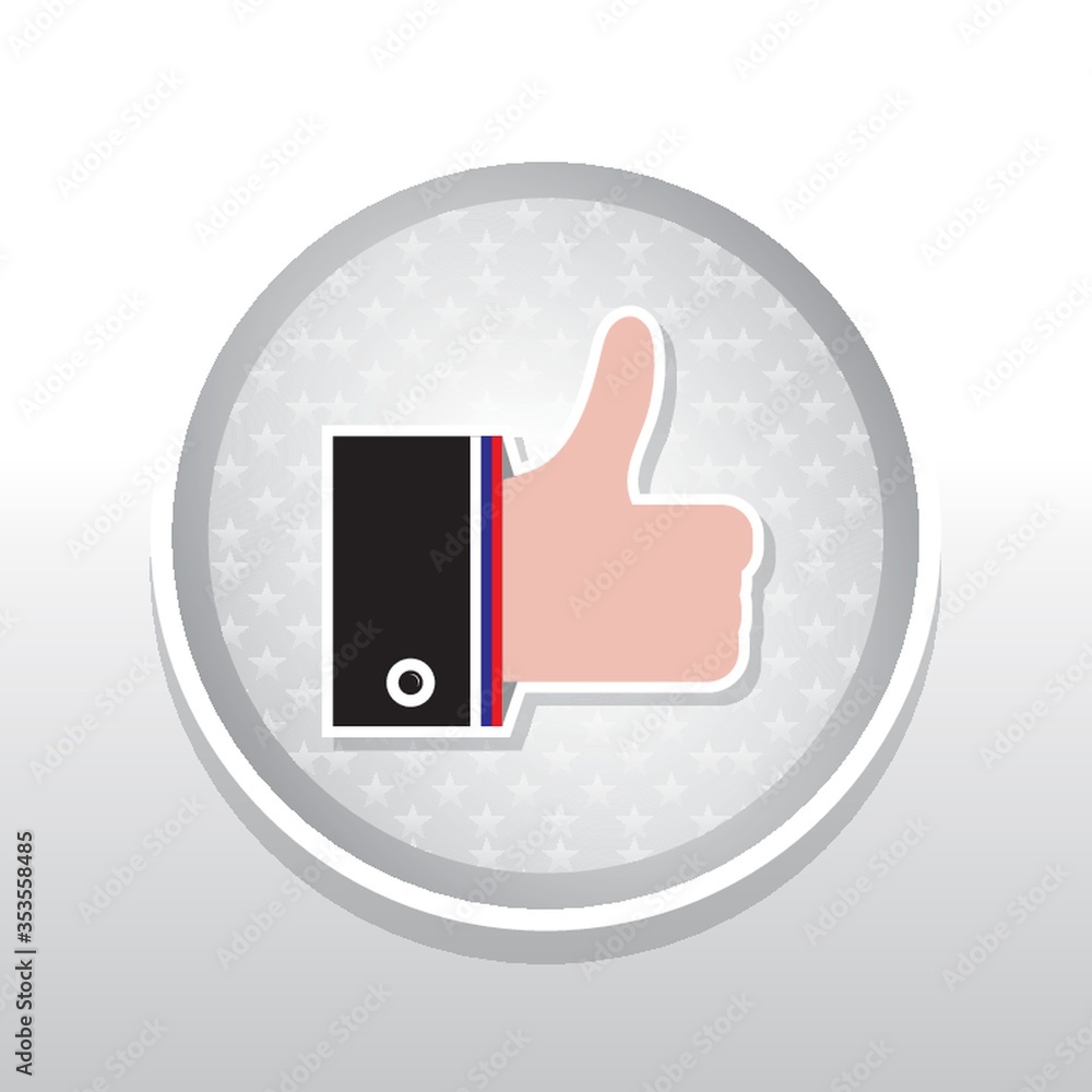 Obraz premium Thumb up icons