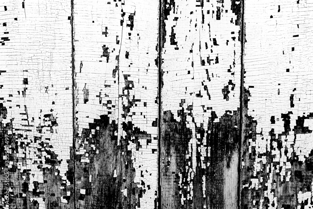 Fototapeta premium Texture, wood, wall, it can be used as a background. Wooden texture with scratches and cracks