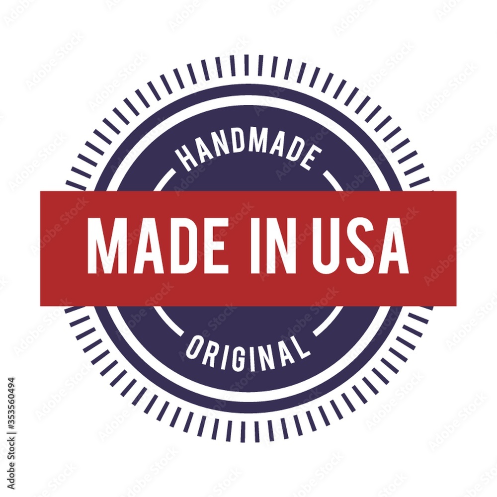 Fototapeta premium Made in USA label