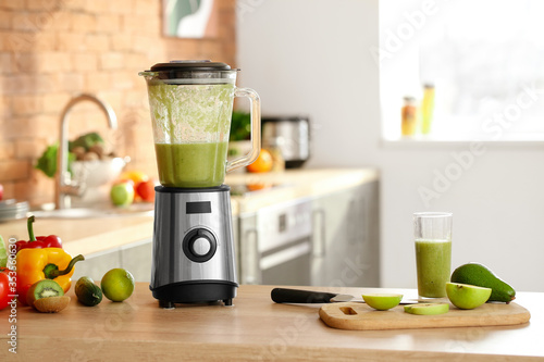Blender and ingredients for...