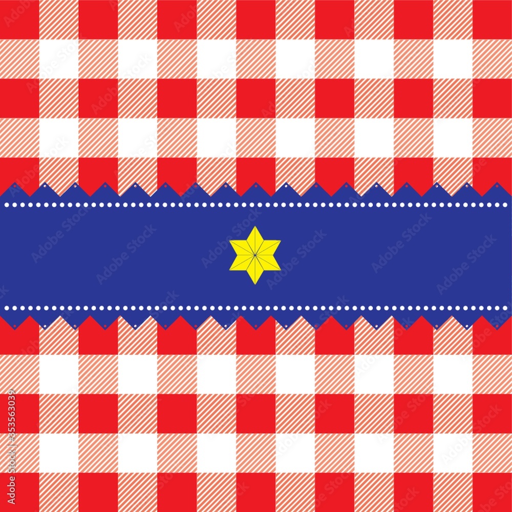 Fototapeta premium Gingham background