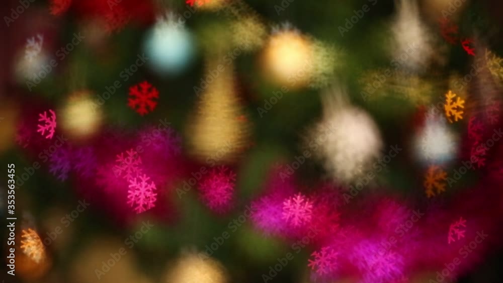 Abstract Christmas tree colors bokeh blur background Abstract Christmas tree colors bokeh blur background