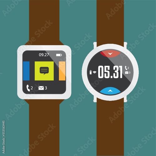 Digital wrist watches