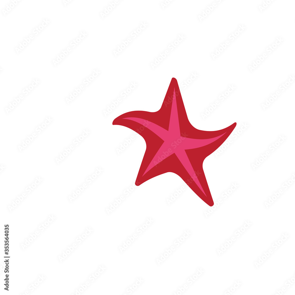 Star Fish Logo Template vector Star Fish Logo Template vector