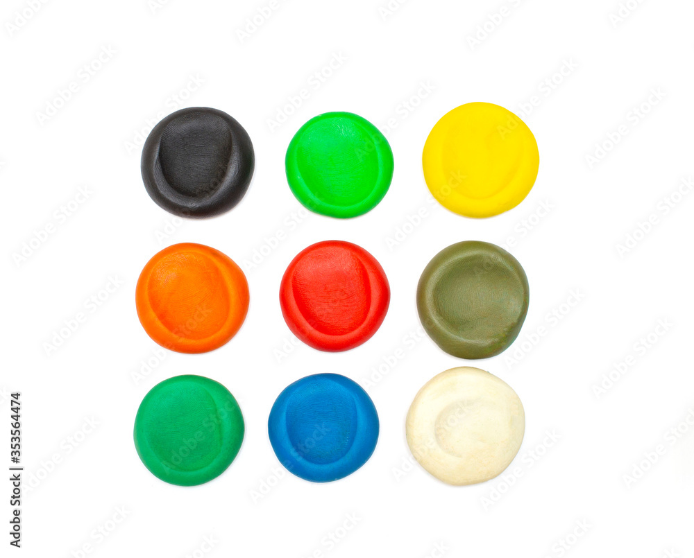 handmade plasticine colorfull shapes and badge templates. handmade plasticine colorfull shapes and badge templates.