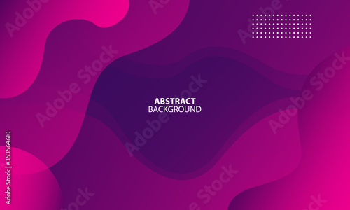 Colorful geometric background. Trendy gradient shapes composition. Cool background design for posters. Vector illustration