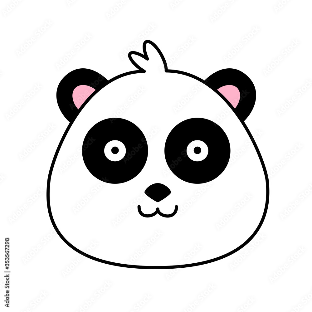 Panda bear cute funny cartoon happy cozy relaxed Panda bear cute funny cartoon happy cozy relaxed