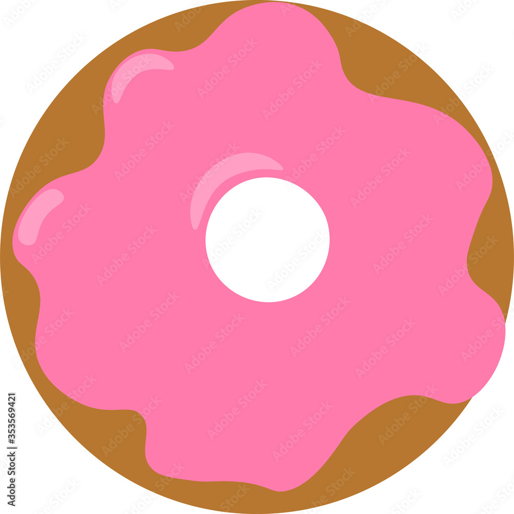 Donuts mit rosa Glasur Donuts mit rosa Glasur
