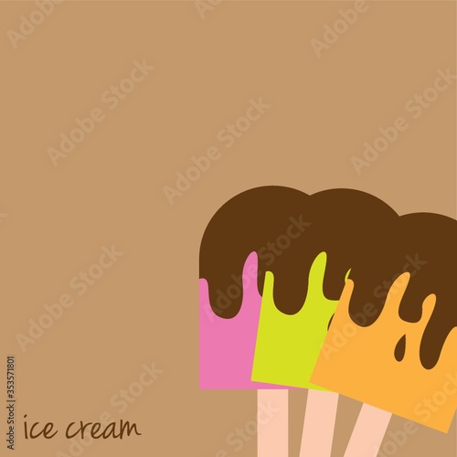 Ice cream poster