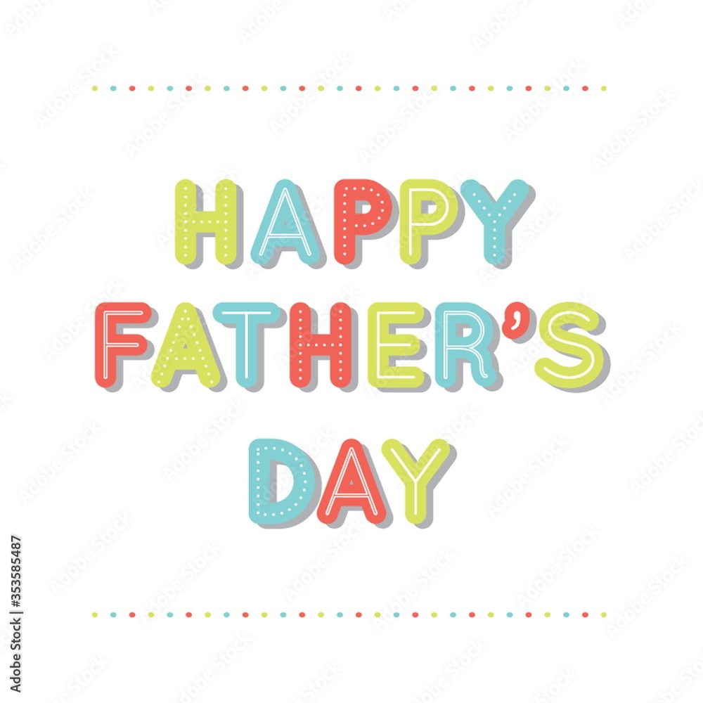 Father's Day greeting design Father's Day greeting design