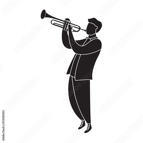 Man Playing Trumpet Images – Browse 16 Stock Photos, Vectors, and Video