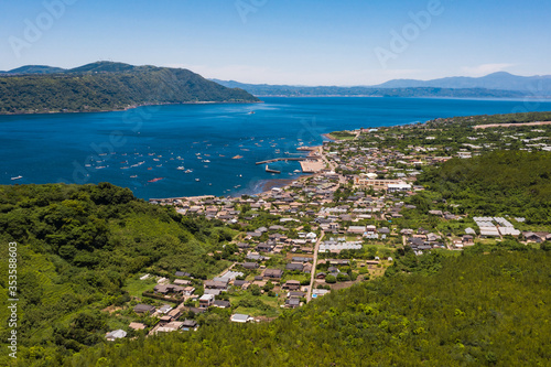 Japan Kagoshima Kirishima Miyazaki aerial cityscape landscape view scene