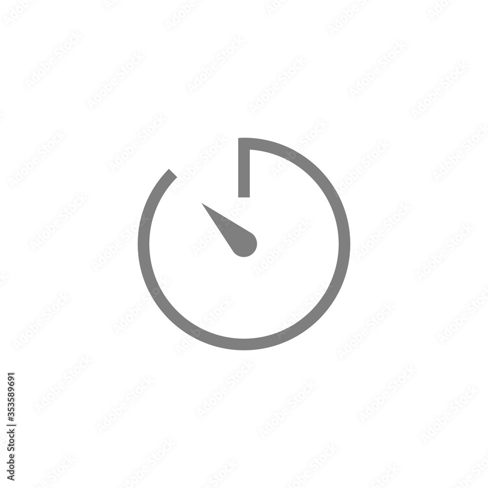 Timer icon symbol simple design. Vector eps10 Timer icon symbol simple design. Vector eps10