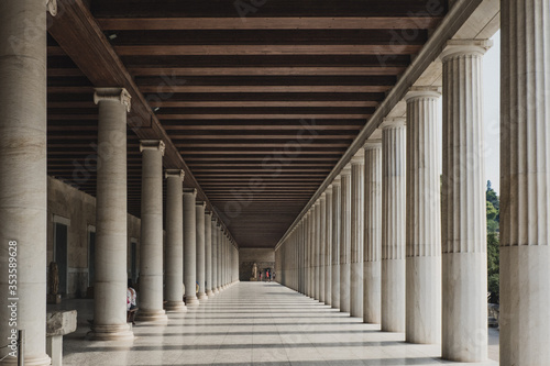 Colonnes grecques Athènes Grèce