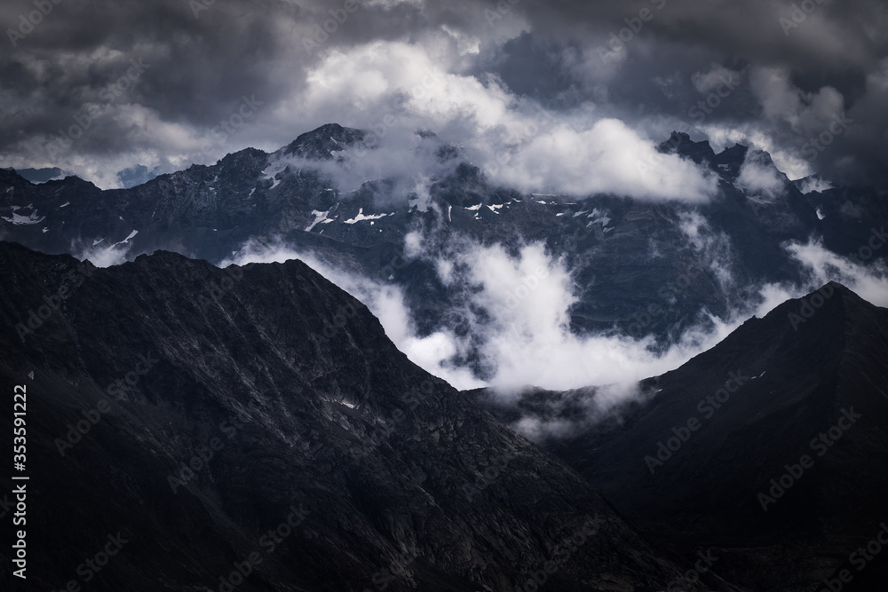 Switzerland Snow mountain beautiful view scene