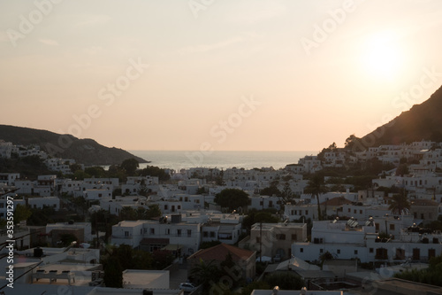 Coucher de soleil Patmos Grèce © Johanna OLOMBEL