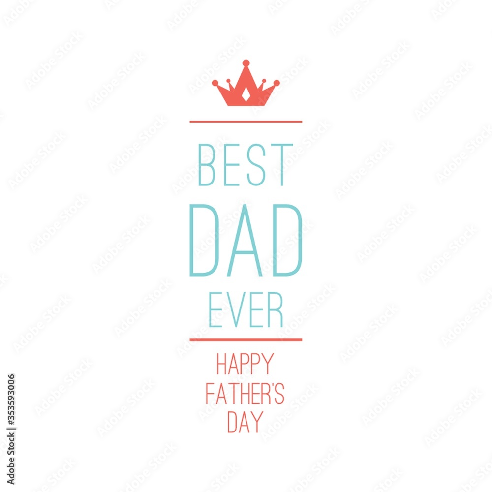 Father's Day greeting design