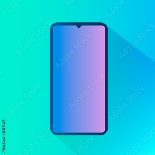 Free Download Smartphone icon.Flat icon for web design.Vector illustration. - GFXLoad