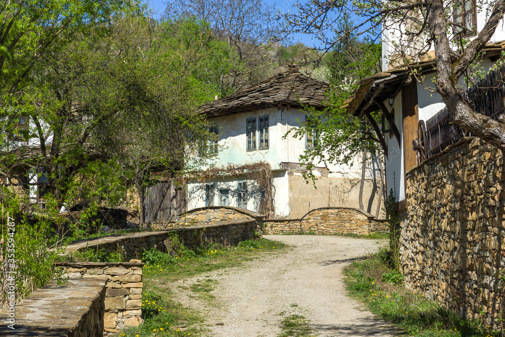 Houses at historical village of Staro Stefanovo, Bulgaria Houses at historical village of Staro Stefanovo, Bulgaria