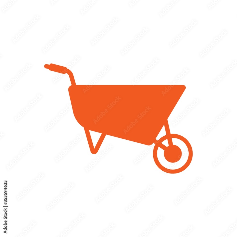 Wheelbarrow icon Wheelbarrow icon
