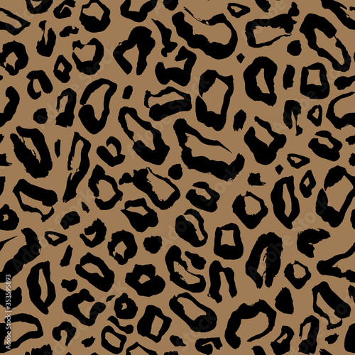Orange Bright Spots Safari pattern, tiger skin fur print orange seamless background, African wild animal. Bengal tiger fur print pattern, abstract jungle design