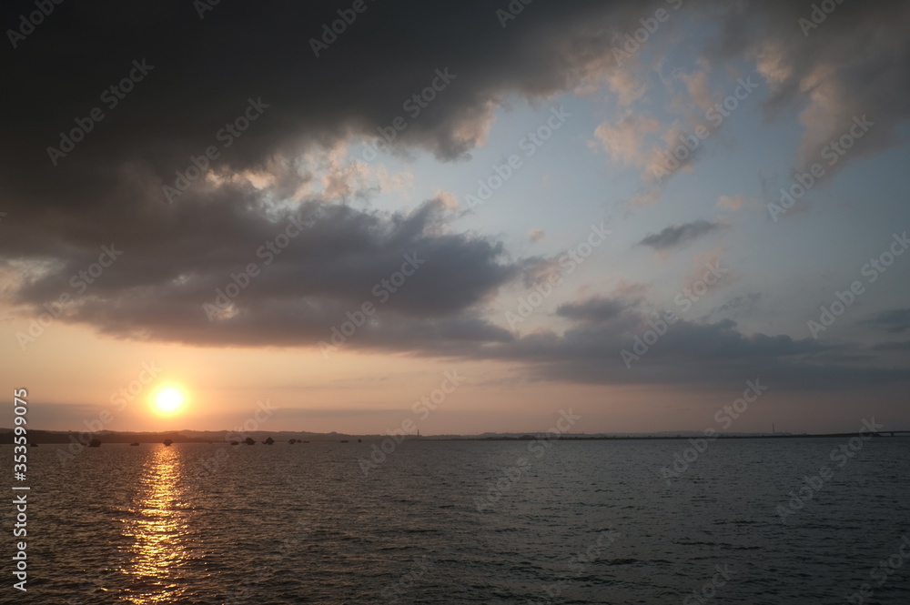 浜比嘉島　夕景