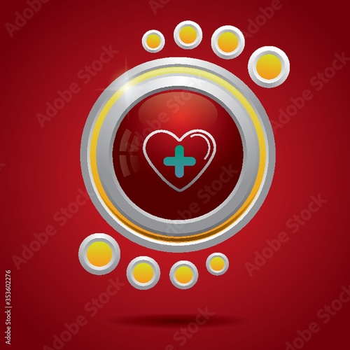 Heart button