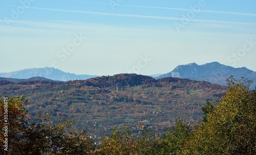 autumn time at high altitudes in top of the rocky mountains