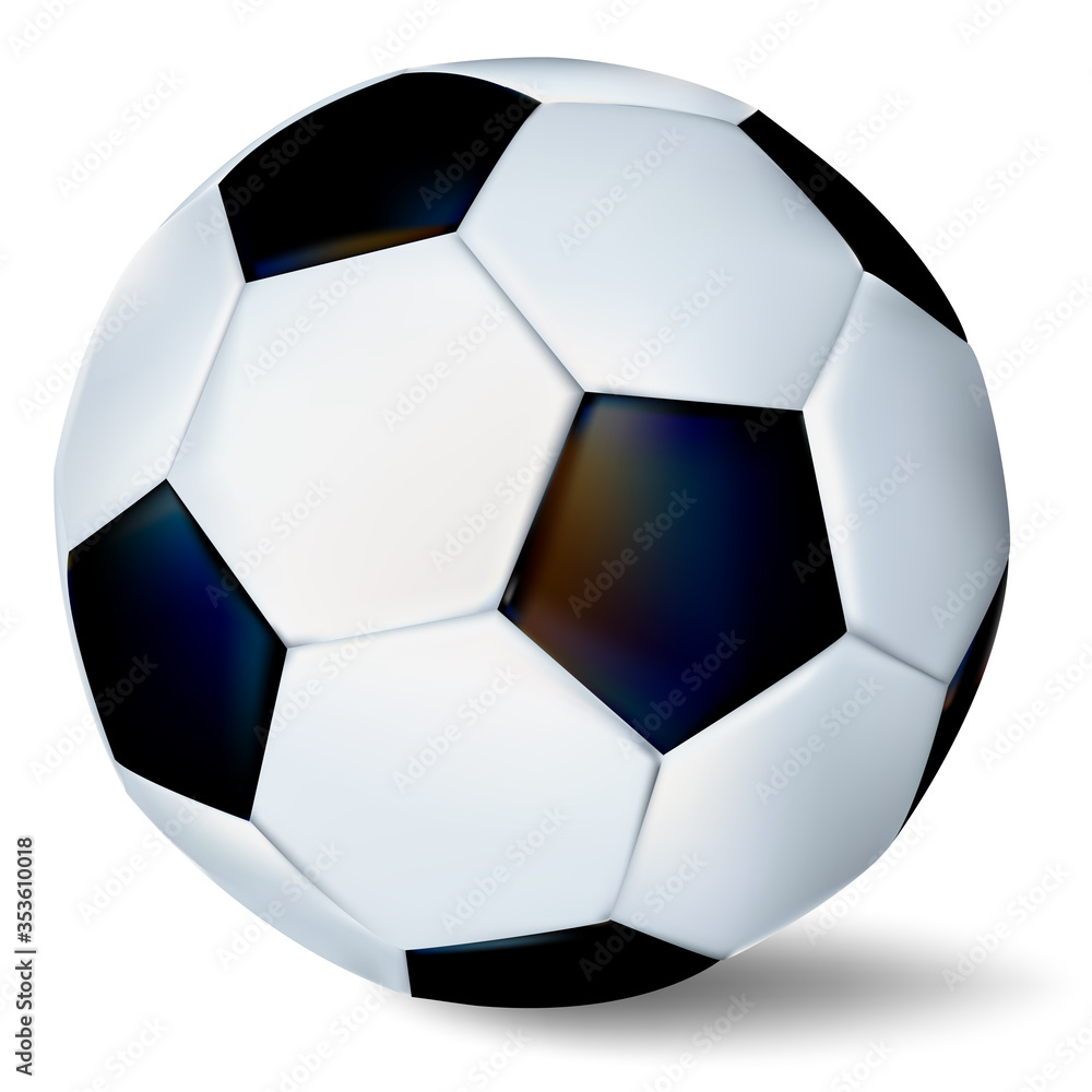 Soccer ball isolated on white background. Soccer ball isolated on white background.