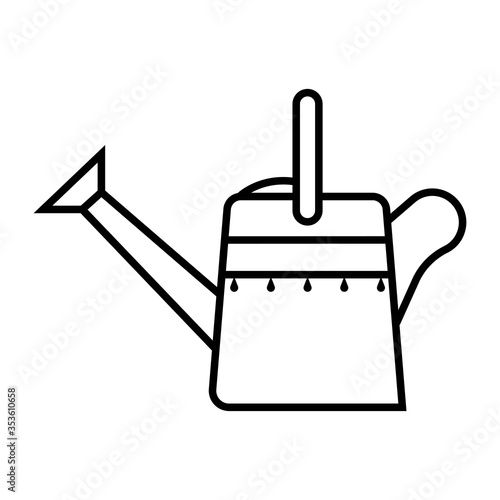 watering can icon vector illustration