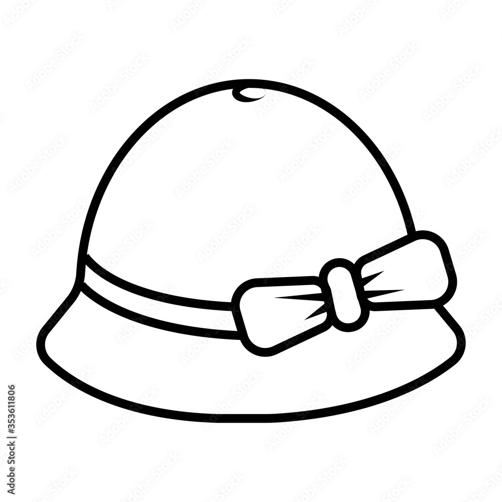woman hat icon vector illustration