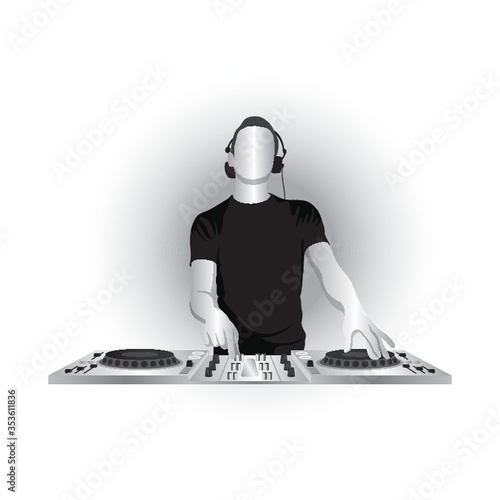 Dj playing music