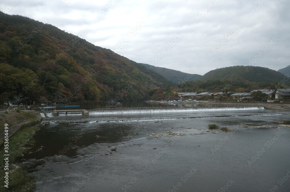 嵐山　川