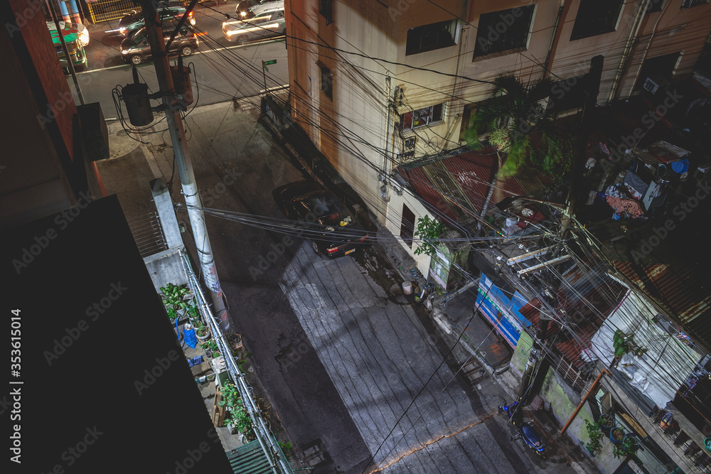 House in Metro Manila, Philippines at night Stock Photo Adobe Stock
