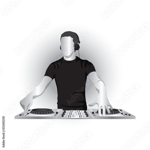 Dj playing music