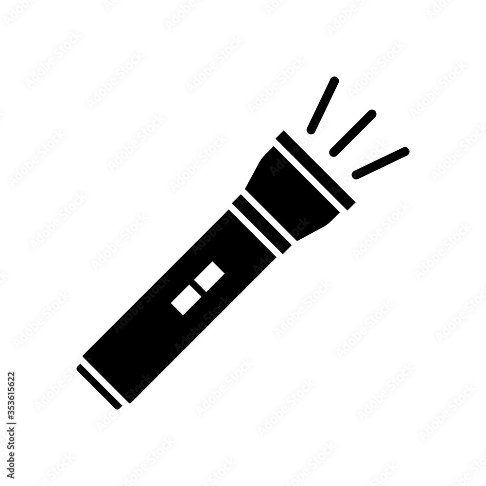 Flashlight icon vector design templates Flashlight icon vector design templates